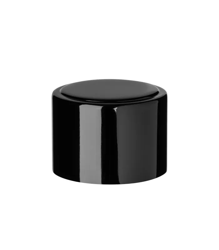 Elegante schwarze Kappe für Duftflakon