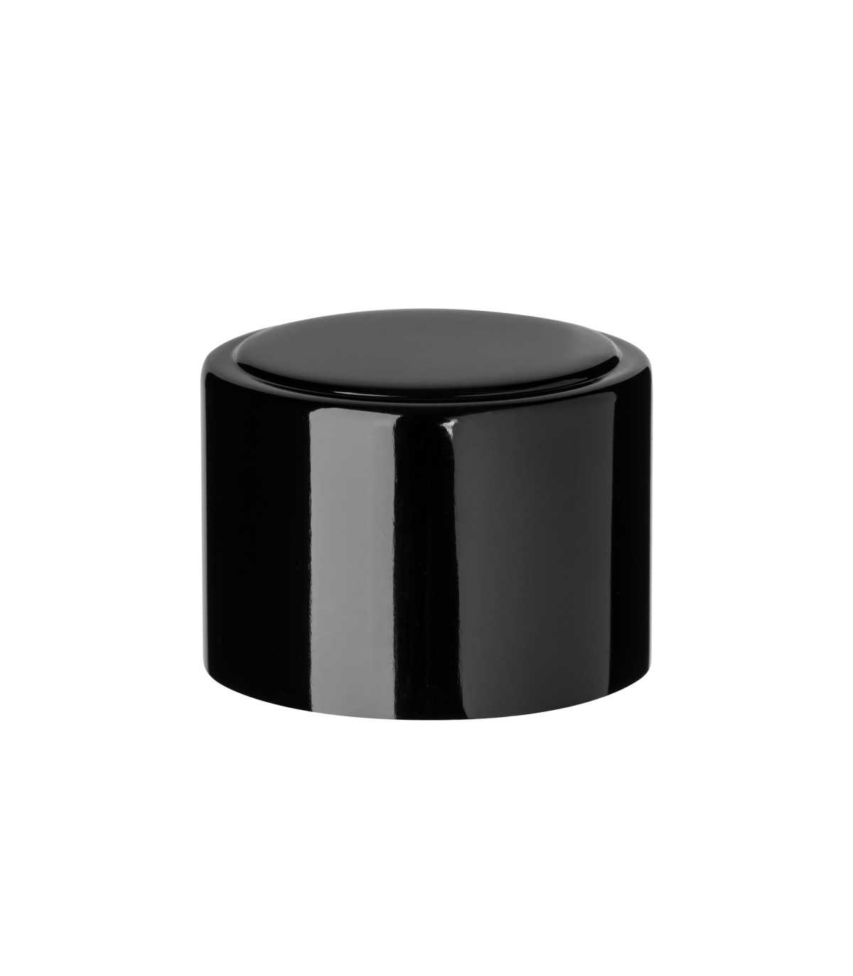 Elegante schwarze Kappe für Duftflakon