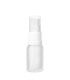 Glasflasche 10 ml klar matt mit weißem Zerstäuber - leer zum Befüllen