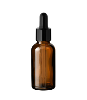Braunglasflasche 30 ml mit Pipette – Tropfflasche für Seren