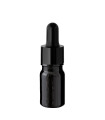 Glasflasche 5 ml schwarz mit schwarzer Pipette [4]