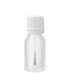 Glasflasche 10 ml klar matt mit Pinsel – Leerflasche 18/415