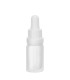 Glasflasche 10 ml klar matt mit weißer Pipette 18 mm - Leer Tropfen
