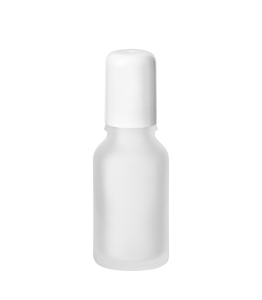 15 ml Roll-on Glasflasche satiniert klar matt - für Parfüm & Öl | Leer