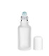 Glasflasche 20ml Roll-on satiniert – leer für DIY Kosmetik & Parfüm