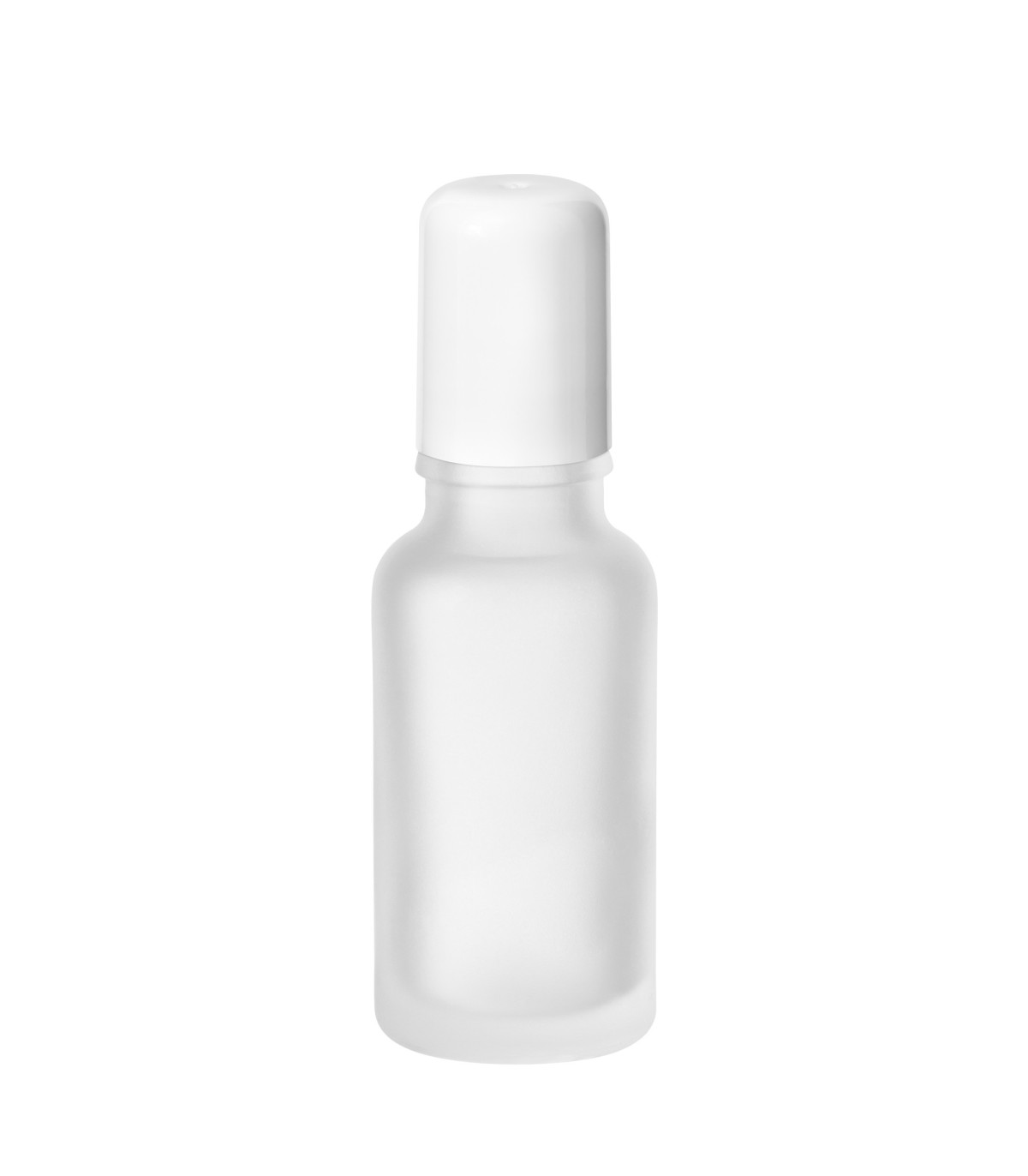 Glasflasche 20ml Roll-on satiniert – leer für DIY Kosmetik & Parfüm