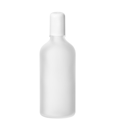 Satinierte Glasflasche 100 ml Roll-On | Leerflasche für Öl & Parfum