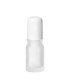 Roll-on Glasflasche 5ml satiniert klar mit Edelstahlkugel | Leer