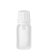 Satinierte matte Glasflasche 10ml mit weißem Tropfer – Ideal für Öle