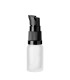 Glasflasche 10 ml klar matt mit schwarzer Dosierpumpe | Pumpflasche