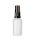 Glasflasche 30 ml klar matt mit schwarzer Dosierpumpe | Leer kaufen