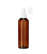 PET-Kunststoffflasche braun 200 ml mit weißem Sprühkopf | Leer kaufen