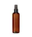 PET-Flasche 200 ml braun mit schwarzem Zerstäuber