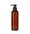 PET-Flasche 200 ml braun mit schwarzer Pumpe [2]