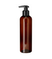 PET-Flasche 250 ml braun mit schwarzer Pumpe [2]