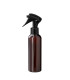 PET-Kunststoffflasche braun 150 ml mit schwarzem Mini-Trigger - 24/410