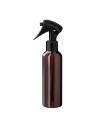 PET-Kunststoffflasche braun 150 ml mit schwarzem Mini-Trigger [2]