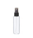 PET-Flasche 100 ml transparent mit schwarzem Zerstäuber [3] - Leer