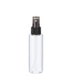 PET-Flasche 100 ml transparent mit schwarzem Zerstäuber [3]
