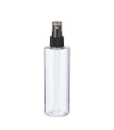PET-Flasche 200 ml transparent mit schwarzem Zerstäuber [3]