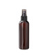 PET-Flasche 150 ml braun mit schwarzem Zerstäuber [3] - zum Befüllen