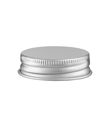 75 ml braunes Weithalsglas mit Silber-Schraubdeckel