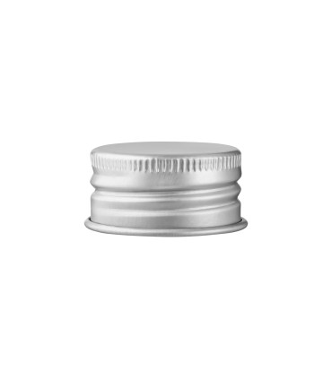 Aluminiumverschluss in Silber für Sirupflaschen 28 mm