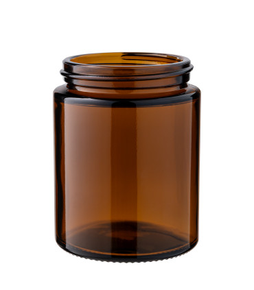 Glastiegel braun 150 ml 56/400 – sichere Kosmetikverpackung