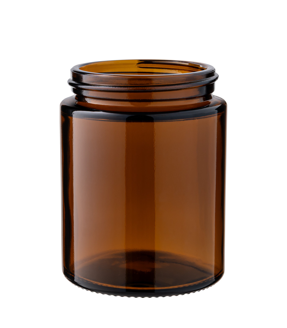 Glastiegel braun 150 ml 56/400 – sichere Kosmetikverpackung