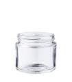 60 ml Glastiegel farblos 52/400