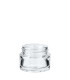 15 ml Glastiegel, klar, Gewinde 39/400 – ideal für Kosmetik