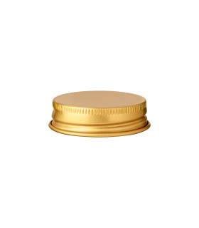 Goldener Aluminium Schraubdeckel 40/400 für Kosmetikgläser