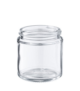 120 ml Glastiegel klar 56/400 – Ideal für Kosmetik und Kerzen | leer