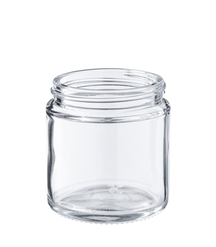 120 ml Glastiegel klar 56/400 – Ideal für Kosmetik und Kerzen | leer