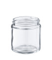 Glastiegel 120 ml klar 56/400