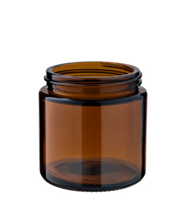 120 ml Braunglastiegel 56/400 – Ideal für Kosmetikprodukte