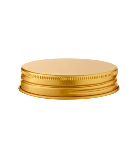 56/400 Aluminium Schraubverschluss gold – Ideal für Glastiegel