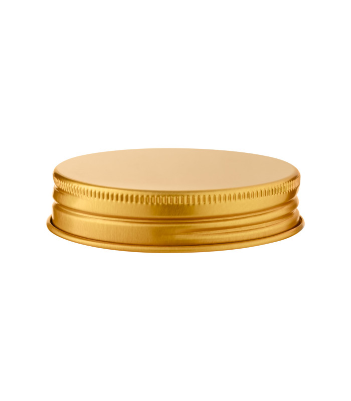 56/400 Aluminium Schraubverschluss gold – Ideal für Glastiegel