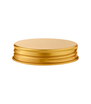 56/400 Aluminium Schraubverschluss gold – Ideal für Glastiegel