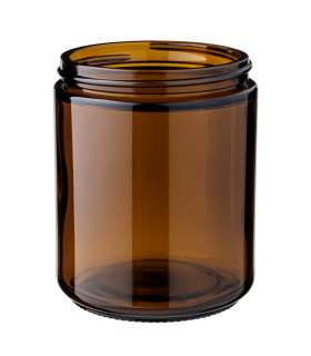 Glastiegel 250 ml braun 69/400 - ideal für Cremes | Leer zum Befüllen
