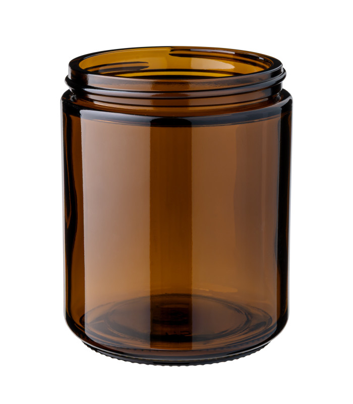 Glastiegel 250 ml braun 69/400 - ideal für Cremes | Leer zum Befüllen
