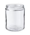 Glastiegel 250 ml klar 69/400