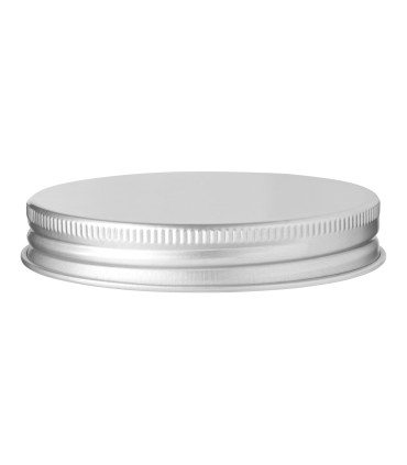 69/400 Aluminium Schraubdeckel silber - Ideal für Glastiegel DIN 69 mm