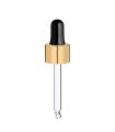 Glaspipette 18/410 mit goldenem Verschluss, 66 mm [2]