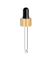 Glaspipette 18/410 mit goldenem Verschluss, 71 mm [2]