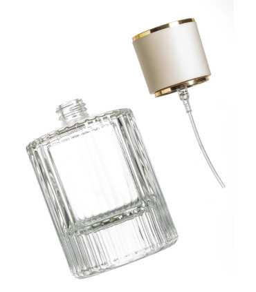 Parfümglasflasche 50 ml GABRIEL klar – Leer zum Befüllen