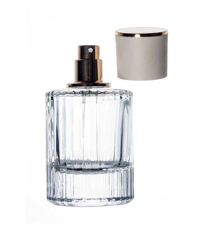 Parfümglasflasche 50 ml GABRIEL klar – Leer zum Befüllen