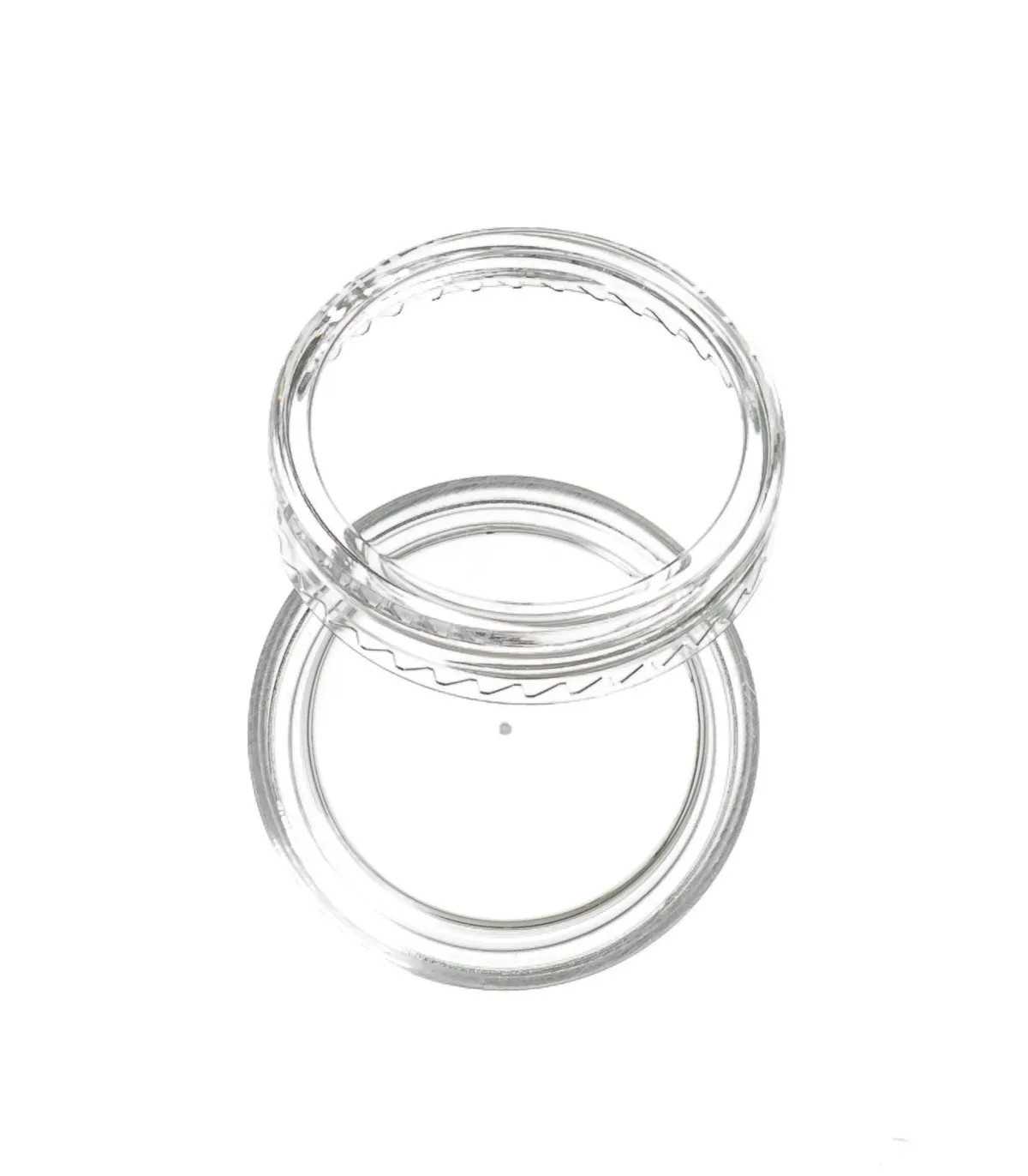 4 ml transparenter Kunststofftiegel mit Schraubdeckel - Kosmetikproben