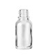 15 ml Glasflasche klar leer 18 mm – Perfekt für Kosmetik & Öle
