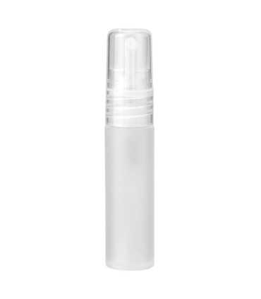 5 ml Plastikfläschchen mit abschraubbarem Zerstäuber und Schraubverschluss